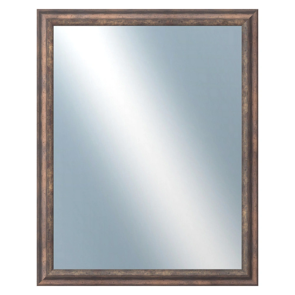 DANTIK - Zrkadlo v rámu, rozmer s rámom 40x50 cm z lišty TRITON meď antik (2141)
