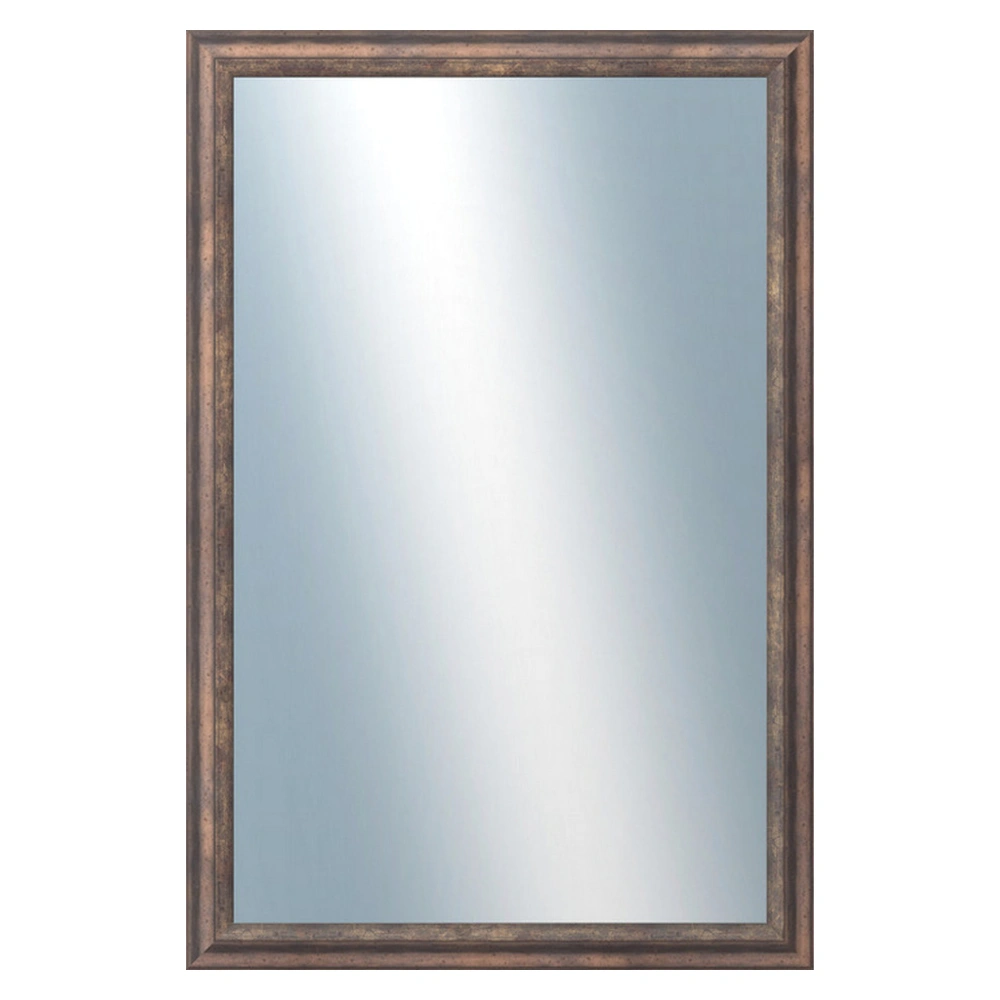 DANTIK - Zrkadlo v rámu, rozmer s rámom 40x60 cm z lišty TRITON meď antik (2141)