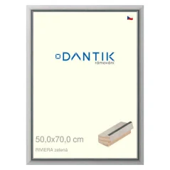 DANTIK obraz, puzzle, fotorámik 50x70 | RIVIERA zelená (Plexi Clear)