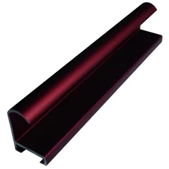 DANTIK - Zrkadlo v ráme - rozmery s rámom cca 50x140 cm z hliníkovej lišty červenej farby - P02-244 (7002244)