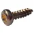 Vrut zlatý oceľ 3x13 mm (1ks)