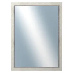 DANTIK - Zarámované zrkadlo - rozmer s rámom cca 60x80 cm z lišty CARRARA biela (2896)
