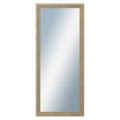 DANTIK - Zrkadlo v ráme - rozmery s rámom cca 60x140 cm z lišty WING malá zlatá patina (2774)
