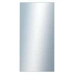 DANTIK - Zarámované zrkadlo - rozmer s rámom cca 60x120 cm z lišty Hliník strieborná - P22-004 (7022004)