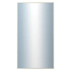 DANTIK - Zarámované zrkadlo - rozmer s rámom cca 50x90 cm z lišty Hliník zlatá - P269-002 (7269002)