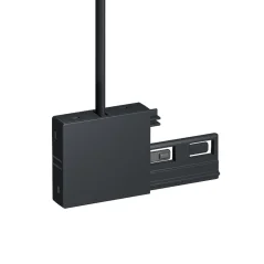 Závěsný systém na obrazy - Illume Napájecí kabel černý, vývod nahoru