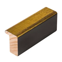 DANTIK obraz, puzzle, fotorámik 50x70 | Metalli oidati gold (Plexi Clear)
