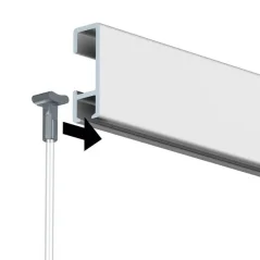 Závesný systém na obrazy Lanko Perlonové Solid Slider 200 cm