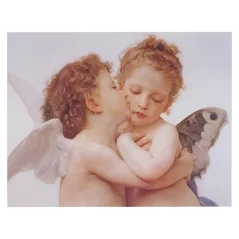 Reprodukcia Bouguereau William - The first Kiss - 50x40