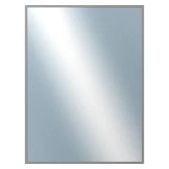 DANTIK - Zarámované zrkadlo - rozmer s rámom cca 60x80 cm z lišty Hliník platina - P269-019 (7269019)