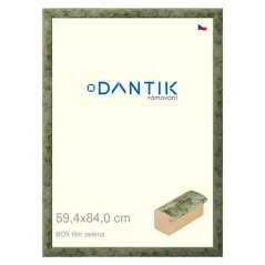 DANTIK obrázok, puzzle, fotorámik 59,4x84 | BOX film zelený (Plexi Clear)