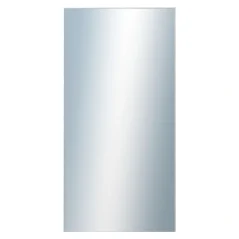DANTIK - Zarámované zrkadlo - rozmer s rámom cca 60x120 cm z lišty Hliník strieborná lesk - P01-003 (7001003)