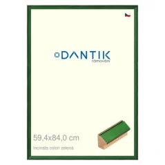 DANTIK obraz, puzzle, fotorámik 59,4x84 | INCLINATA farba zelená (Plexi Clear)