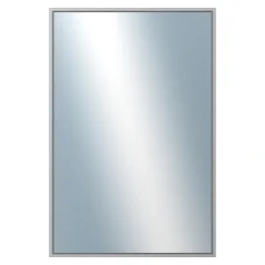 DANTIK - Zarámované zrkadlo - rozmer s rámom cca 40x60 cm z lišty Hliník sivá - P269-006 (7269006)