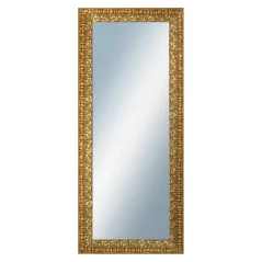 DANTIK - Zarámované zrkadlo - rozmer s rámom cca 60x140 cm z lišty ZVRATNÁ zdobná zlatá (2888)