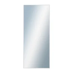 DANTIK - Zarámované zrkadlo - rozmer s rámom cca 50x120 cm z lišty Hliník biela - P03-027 (7003027)