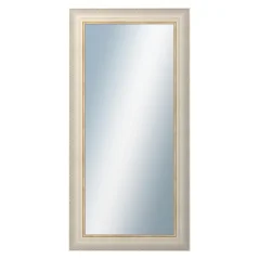 DANTIK - Zarámované zrkadlo - rozmer s rámom cca 60x120 cm z lišty GREECE biela (2639)