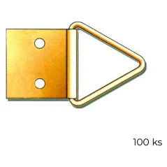 Háček na obrazy - trojúhelník N2 (100ks)