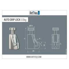 Závesný systém na obrazy - Auto Grip 2mm 15 Kg hák s bezpečnostnou poistkou