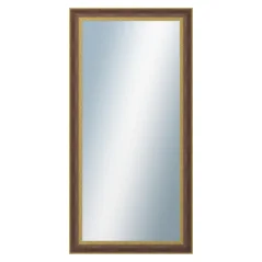 DANTIK - Zrkadlo v ráme - rozmery s rámom cca 60x120 cm z pásu RED GOLD plast (3069)