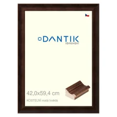DANTIK obraz, puzzle, fotorámik 42x59,4 | CHURCH malý hnedý (Plexi Clear)