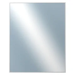 DANTIK - Zarámované zrkadlo - rozmer s rámom cca 80x100 cm z lišty Hliník strieborná - P269-004 (7269004)