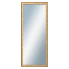 DANTIK - Zarámované zrkadlo - rozmer s rámom cca 50x120 cm z lišty TOOTH malá zlatá (3161)
