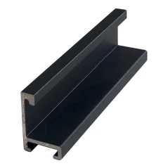 DANTIK - Zrkadlo v ráme - rozmery s rámom cca 50x70 cm z hliníka čiernej farby - P273-250 (7273250)