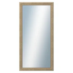 DANTIK - Zrkadlo v ráme - rozmery s rámom cca 60x120 cm z lišty WING malá zlatá patina (2774)