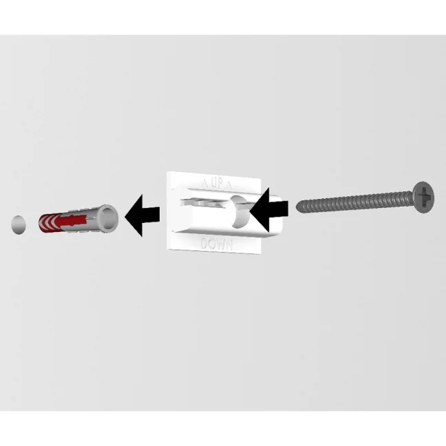 Závěsný systém na obrazy - Set Illume Duo Rail bílý 2m