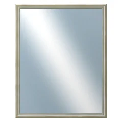 DANTIK - Zarámované zrkadlo - rozmer s rámom cca 40x50 cm z lišty Y-ka oranžová linka (3128)