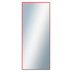 DANTIK - Zrkadlo v ráme - rozmery s rámom cca 50x120 cm z hliníkovej lišty červenej farby - P01-098 (7001098)