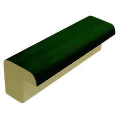 Rámová lišta DANTIK - 2163 - CUBICLE zelená morená