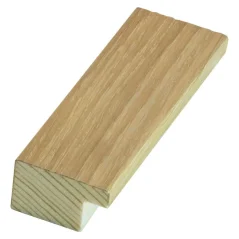 Rámová koľajnica DANTIK - 2859 - Plochá 25x15 dub