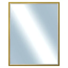 DANTIK - Zarámované zrkadlo - rozmer s rámom cca 40x50 cm z lišty Evoque žltá (3171)