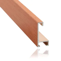 DANTIK rám na obrázky, puzzle, fotografie 59,4x84 | ALU profil 6035 Čerešňová dyha (Plexi Clear)