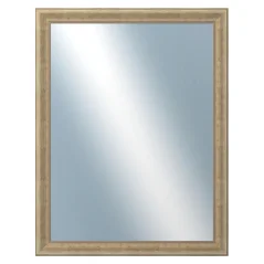 DANTIK - Zrkadlo v ráme - rozmery s rámom cca 70x90 cm z lišty WING malá zlatá patina (2774)