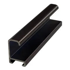 DANTIK - Zarámované zrkadlo - rozmer s rámom cca 60x120 cm z lišty Hliník hnedá - P269-211 (7269211)