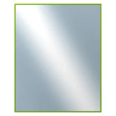 DANTIK - Zarámované zrkadlo - rozmer s rámom cca 80x100 cm z lišty NIELSEN zelená - P269-207 (7269207)