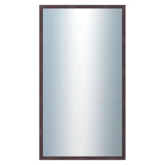 DANTIK - Zarámované zrkadlo - rozmer s rámom cca 50x90 cm z lišty FC hnedá vysoká (2184)