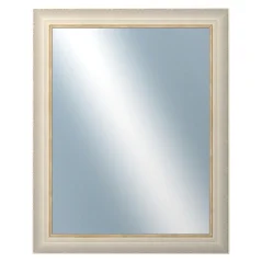 DANTIK - Zarámované zrkadlo - rozmer s rámom cca 80x100 cm z lišty GREECE biela (2639)