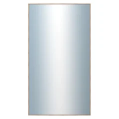 DANTIK - Zarámované zrkadlo - rozmer s rámom cca 50x90 cm z lišty Hliník wenge - P273-515 (7273515)