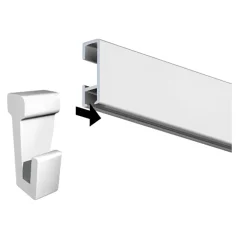 Závesný systém na obrazy Sliding Hook white