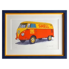 Zarámovaný obraz VW T1 Shell