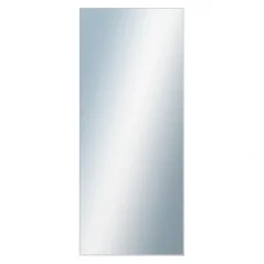 DANTIK - Zarámované zrkadlo - rozmer s rámom cca 60x140 cm z lišty Hliník biela - P03-027 (7003027)