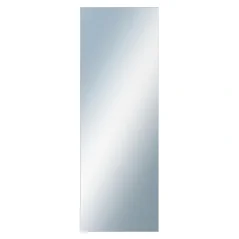 DANTIK - Zarámované zrkadlo - rozmer s rámom cca 50x140 cm z lišty Hliník biela - P03-027 (7003027)