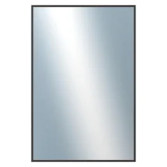 DANTIK - Zarámované zrkadlo - rozmer s rámom cca 40x60 cm z lišty Hliník hnedá - P01-022 (7001022)