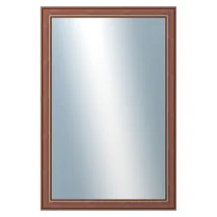 DANTIK - Zarámované zrkadlo - rozmer s rámom cca 80x120 cm z lišty ANGLIE hnedá (561)