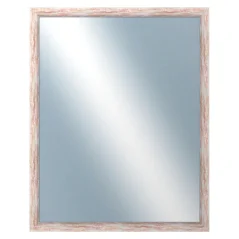 DANTIK - Zrkadlo v ráme - rozmery s rámom cca 80x100 cm z LAKOVACEJ pásky červenej veľkej (2962)