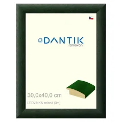 DANTIK obraz, puzzle, fotorámik 30x40 | LEDVINKA zelená (Plexi Clear)